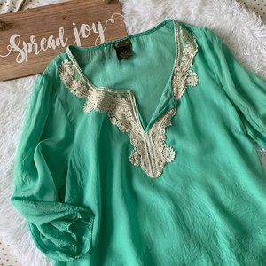 SALE 3/$20☀️ Fei Anthropologie Silk Top